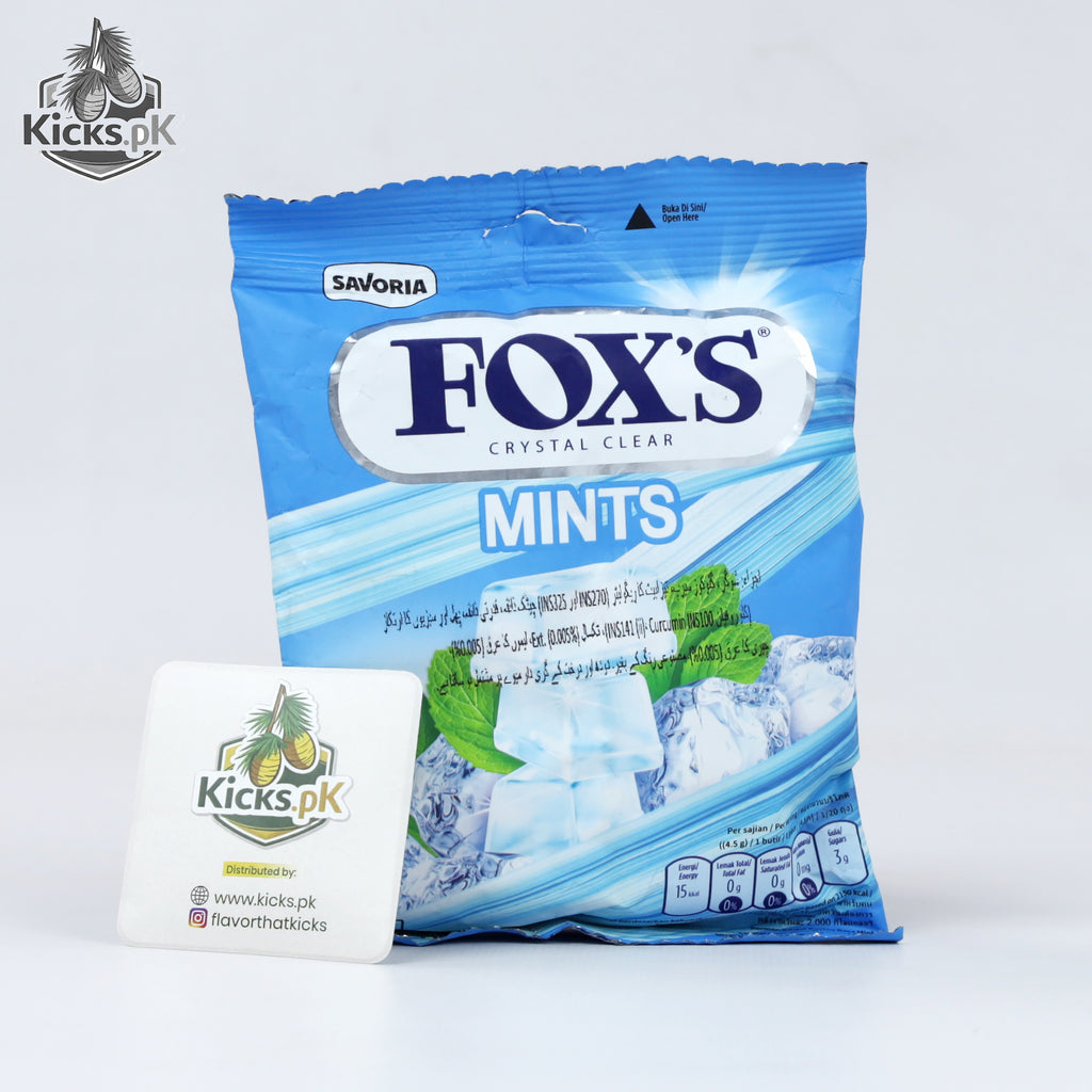 FOXS Candy Mints | Crystal Clear Mint 90g | Refreshing Sugar-Free Brea ...